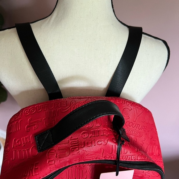 NWT Juicy Couture Red Logo Backpack - Picture 5 of 9